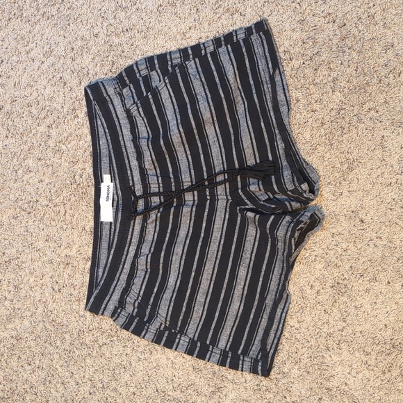 Sonoma Pull On Paper-bag Drawstring Style Casual Striped Shorts SZ L - Picture 2 of 9